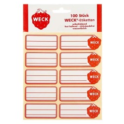 Etiketten Weck 10 x 10st